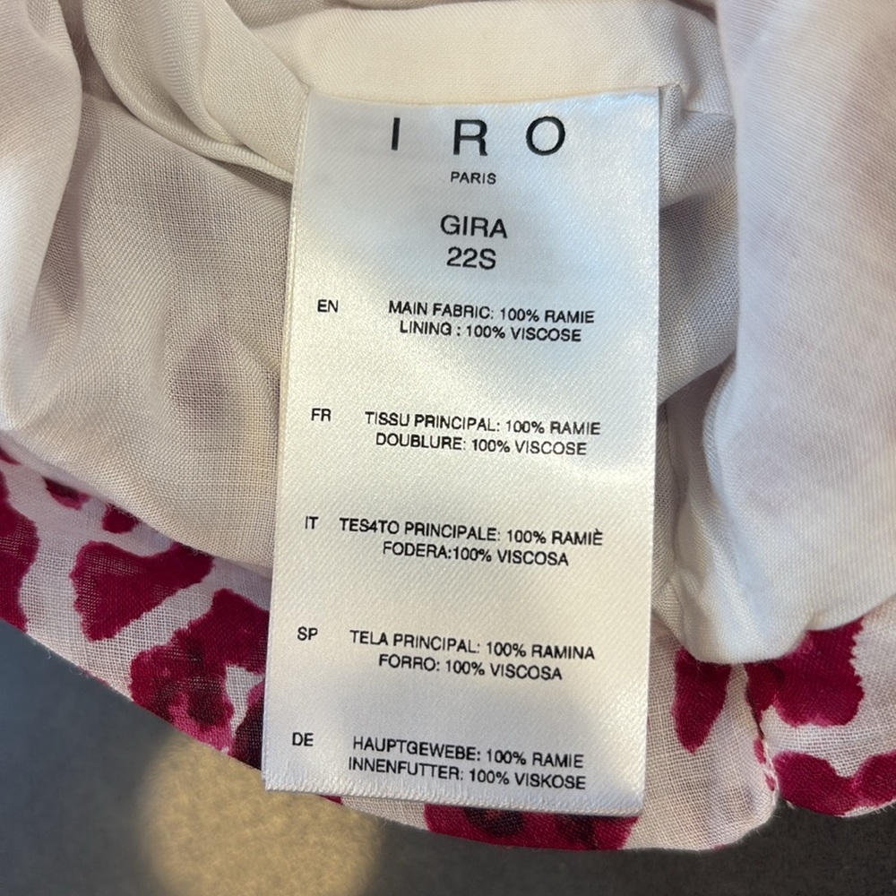 IRO Gira Dress in color white/pink - Picture 13 of 17